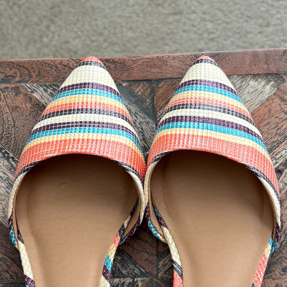 Crown Vintage Evalinda Sierra/Bright Multicolor Flats Size 6.5 - Picture 7 of 8